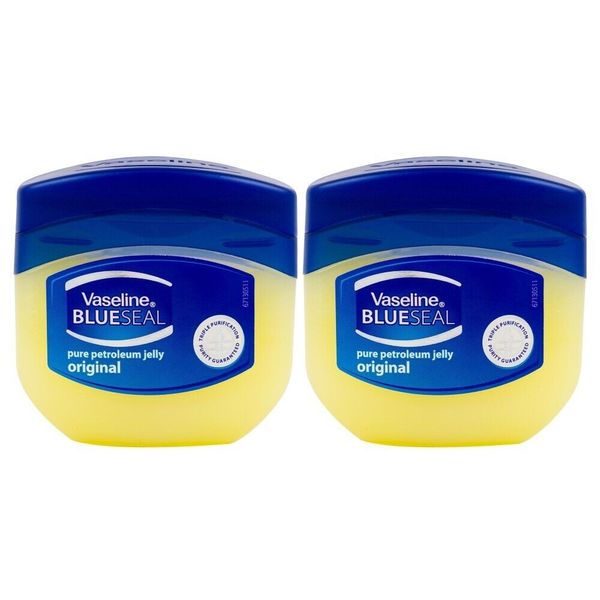 2 Pack Vaseline Original Skin Protective Pure Petroleum Jelly, 100ml  (3.38 oz)