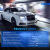 NOVSIGHT 50W 9006 HB4 LED Headlight Bulbs Replacement Kit 6500K Canbus No Error