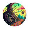 Strange Psychedelic Nature Landscape With Many Colors PopSockets Swappable PopGrip