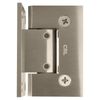 CRL GEN337BN Nickel Geneva 337 Adjustable Wall Mount Full Back Plate Hinge