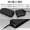 Elecom MR3-D013SBK Card Reader, USB 3.0, 20x Transfer, Stick Type, with Strap Hole, Black