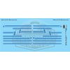 Blue Semi Stripe Graphic 1:64 Scale