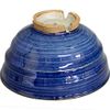 Arita Ware 02-622062 CtoC Japan Three-Function Rice Bowl, Blue