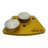 6 Pack Grinding Discs for Bolt-on Grinders Medium Concrete Surface 60 Grit