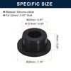 uxcell 5pcs Black Plug Hole 21mm/0.83" Hole Rubber Button Plug