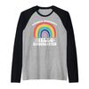 GOODBYE PRESCHOOL HELLO KINDERGARTEN Teacher Student Pre-K Raglan Baseball Tee