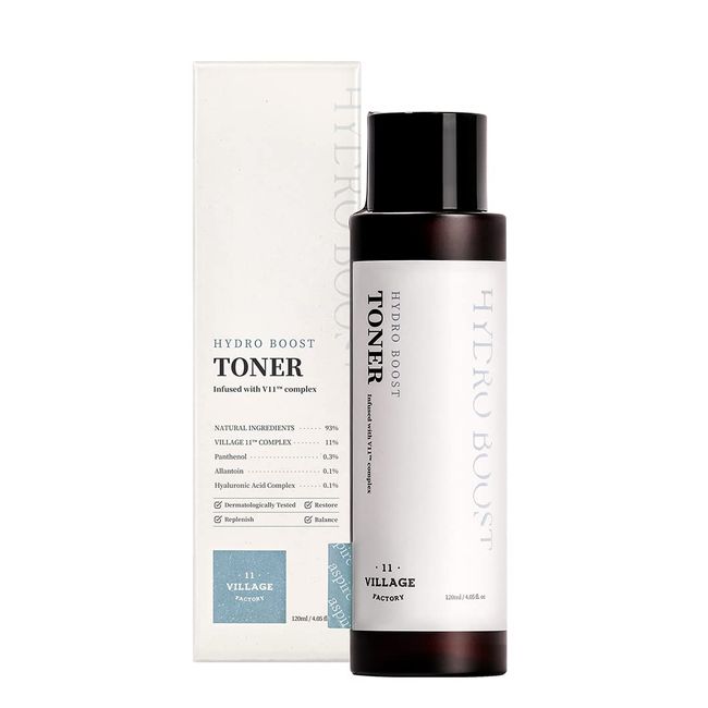 Village 11 Factory Hydro Boost Toner 120 ml – Hyalüronik Asit & Pantenol Tonik