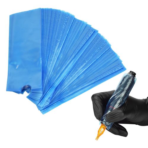 BAMTTOO 200pcs Tattoo Pen Machine Covers Disposable Cartridge Tattoo Machine Covers 1.77''x4.72" Tattoo Pen Bags for Tattoo Supplies Tattoo Machine Gun Accessories (200pcs Pen Bags)