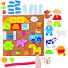 GOKI 58555 Farm Hammer and Nail Toy Set, Mixed
