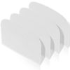 Queekay 4 Pcs Plastic Dough Scraper Flexible Dough Cutter Bench Scraper for Baking Spatula Kitchen Multipurpose Food Tools for Bread Cake