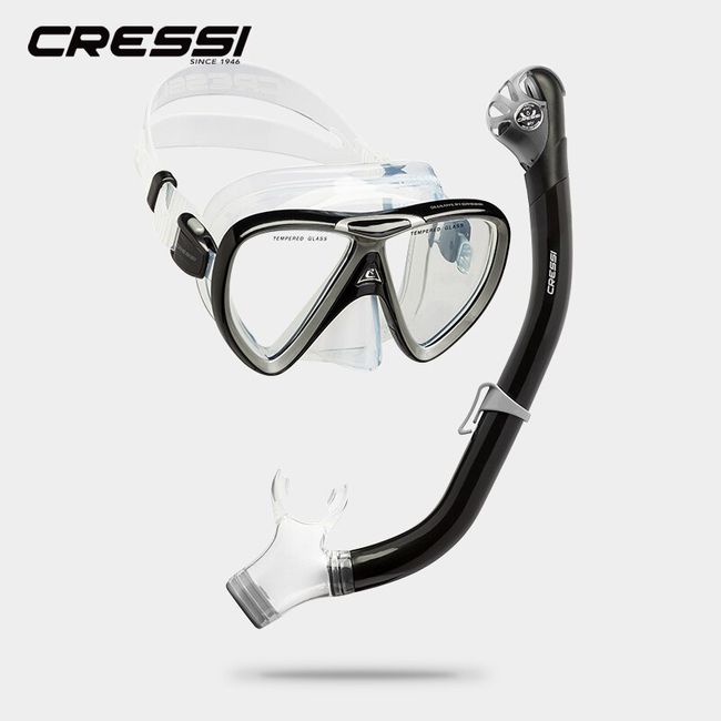 Cressi Ikarus Orion Dry Snorkel Mask Combo