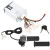 Controller and Throttle, 48V Controller 48V 1000W Controller Set, Controller and Multifunction Thumb Throttle Grip Set with Lock Accessory for E Electric Scooter Tricycle