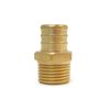 (5) 3/4" x 1/2" MALE NPT PEX BRASS THREADED ADAPTERS Crimp Fitting for SharkBite