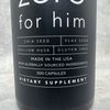 Zero for Him Chia & Flax Seed Supplement 500 count **NEW SEALED** Exp 7/2027