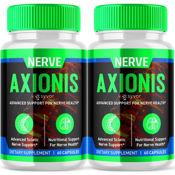 Axionis Advanced Nerve Support Formula Maximum Strength Vitamin 120 Capsules