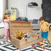 Zinc Alloy Soft Close Hinges - 2-Pack for Toy Boxes, Wooden Chests & Trunks