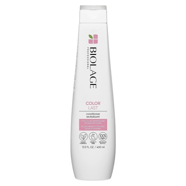 Biolage Color Last Conditioner | Color Safe Conditioner | Helps Maintain Depth & Shine | For Color-Treated Hair | Paraben & Silicone-Free | Vegan​ | Cruelty Free | 13.5 Fl. Oz