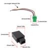 Micro Traders 4 Poles Car Fog Lights Push Button Switch 12V Compatible with Subaru with LED Indicator (Yellow Light)