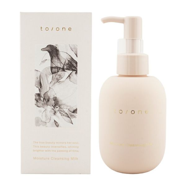 to/one Tone Moisture Cleansing Milk (M) 150mL Prickly Pear Oil, Ectoin, Bacillus Ferment, Citrus Floral Herbal Fragrance