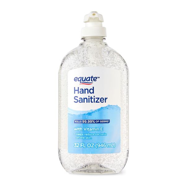 Equate Original Hand Sanitizer with Vitamin E, Kills 99.99% of Germs, 32 fl oz