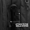 AMYIPO Tactical Pouch Multi-Purpose Large Capacity Increment Pouch Short Trips Bag (Black (1 PCS))