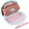 Lebakort Storage Case Compatible with JBL CHARGE 6 Waterproof Bluetooth Portable Speaker (Pink+Teal Case)