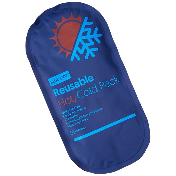 bluedot Reusable Hot Cold Pack,26 x 13.5 cm