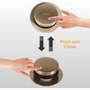 Gold Brushed Tub Drain Conversion Kit Solid Brass Easy Install Universal Fit