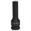 M16 x 78mm Spline Bit Triple Square Impacted Extra Long 1/2” Drive Male Socket