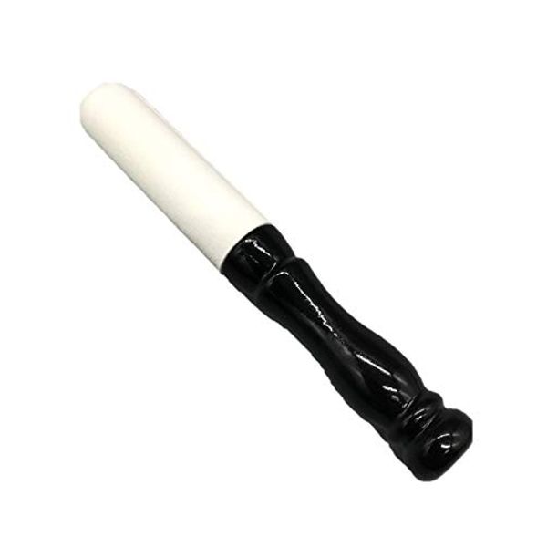 Leather Wrap Rolling Pin, Black Painted (No. 5), 5.9 inches (15 cm)