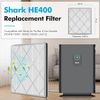 HE401 Filter Replacement Compatible with Shark Air Purifier 4-Fan Models (HE401
