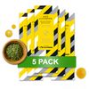 CLEVERMAN 5 pack Cleansing Shampoo for Normal Hair, 20 mL (Sample Size)