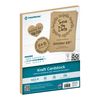 PrintWorks Kraft Cardstock, Heavyweight, Solid Core, 8.5” x 11”, 30 Sheets (00659)