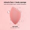 Real Techniques Miracle Face and Body Complexion Sponge for make-up or self tanning (packaging and colour may vary)