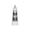 Goobay 70567 SAT Antenna Cable, 135 dB, 4x Shielded, Black, 1m Length
