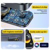  Car Speakerphone Hands-Free Kit Hi-Fi Speaker Bluetooth Auto Multipoint Phone 