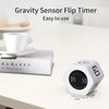 LUCKY TIME Productivity Pomodoro Timer,Hexagon Cube Timer,1/5/10/30/60 Minutes Countdown Timing,Sound & Mute & Vibrate,Gravity Sensor for Kitchen,Work,Study, ADHD (Black)