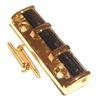 43mm Guitar roller nut in gold including screws