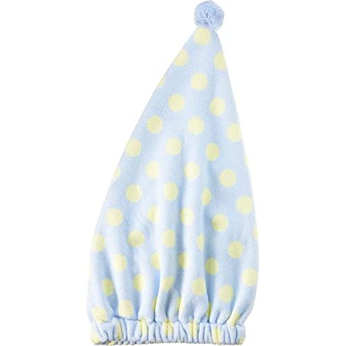 Marushin Sun Heart 0625015400 Large Polka Dot Towel Cap, Kids, Swimming, Head Circumference: Approx. 16.5 - 22.0 inches (42 - 56 cm), Absorbent, Quick Drying