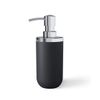 Umbra Junip Hand Soap Dispenser-Modern Refillable Pump for Bathroom, Black/Chrome