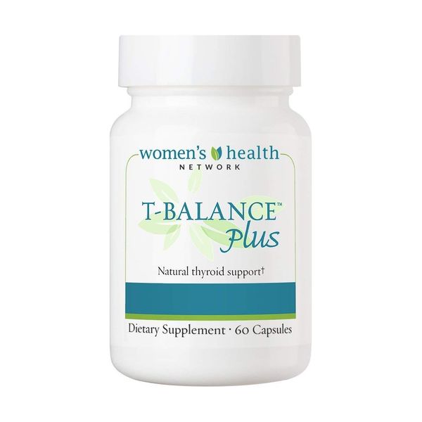 T-Balance Plus Natural Thyroid Supplement for Subclinical Hypothyroidism 60 c...