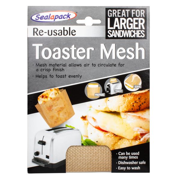 SEALAPACK® RE-USEABLE TOASTER MESH, CRISPER TOAST & SANDWICHES Lear, SAP054