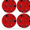 Makeup Lipstick Mascara Eyeliner Pattern Planner Calendar Scrapbooking Crafting Stickers