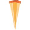 30 Decorative School Cones / 12 cm Long / Neon Colours