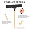 Zovator 2 PCS Trampoline Spring Pull Tool Kit, Trampoline Spring Tool Puller Hook Trampoline Peg Puller with Plastic Handle for Jumping Trampoline Spring Installation