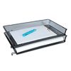 Universal One Mesh Stackable Side Load Tray, Legal, Black
