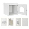 18.90" Hidden Litter Box Cat Enclosure End Table Kitty Pet House
