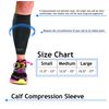 Rehabilitation Advantage Copper Infused Calf & Shin Compression Sleeves