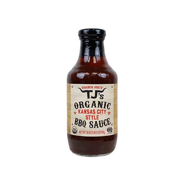 Trader Joe's TJ's Organic Kansas City Style BBQ Sauce NET WT. 18 OZ