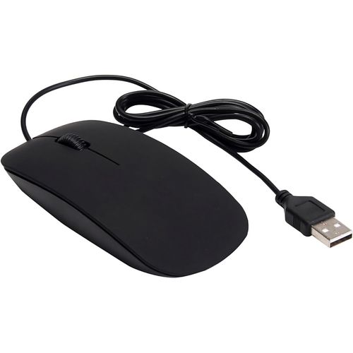 Wired Computer Mouse, USB Optical mouse for gaming,Home,Business and office work,Black Wire computer Mice Compatible with Laptop Pc Computer Mac Desktop. (Black)